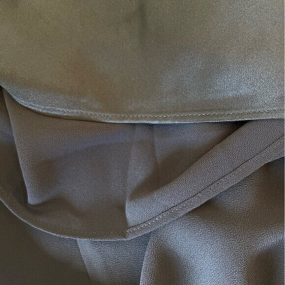 NEW Reformation Anaiis Long Silk Backless Dress Morel Brown | size 4 - Picture 15 of 15